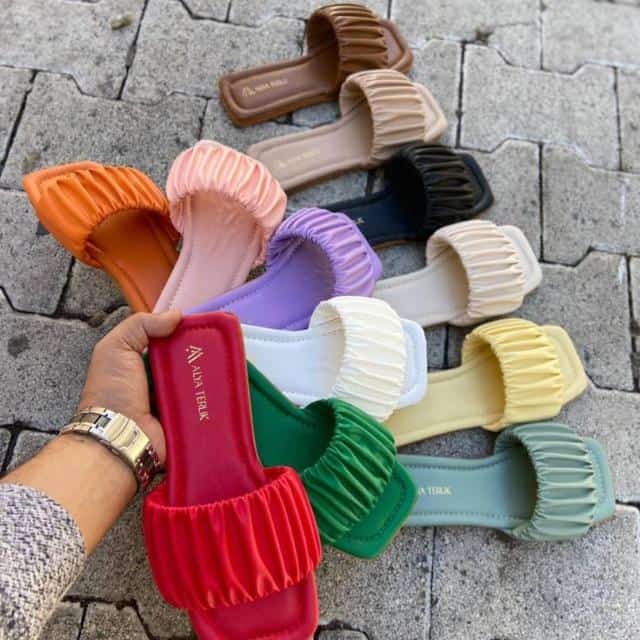 Babouches dames en vente
