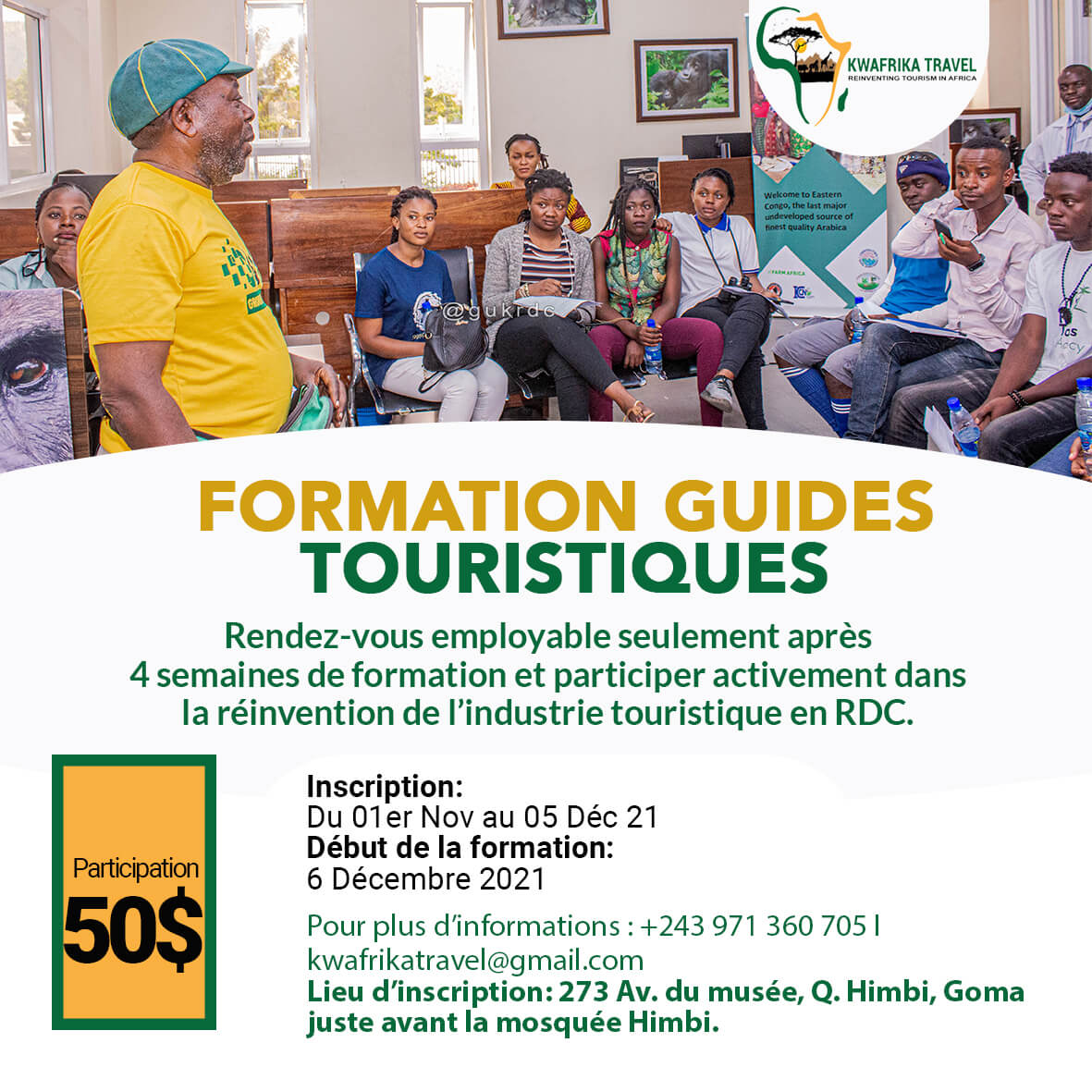 Formations guides touristiques