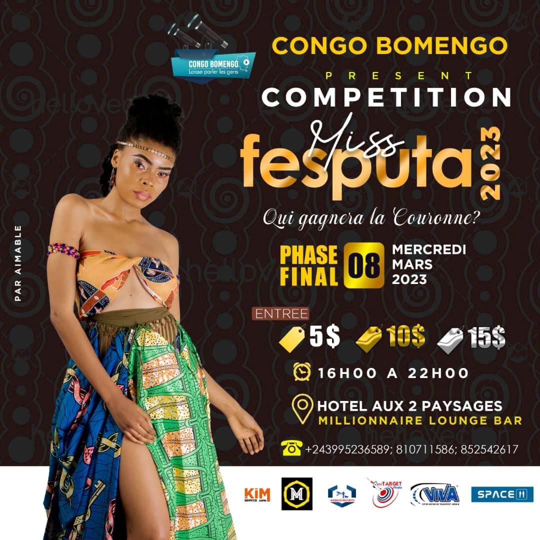 La Maison Bomengo, présente Miss Fesputa Edition 2023/ A Goma
