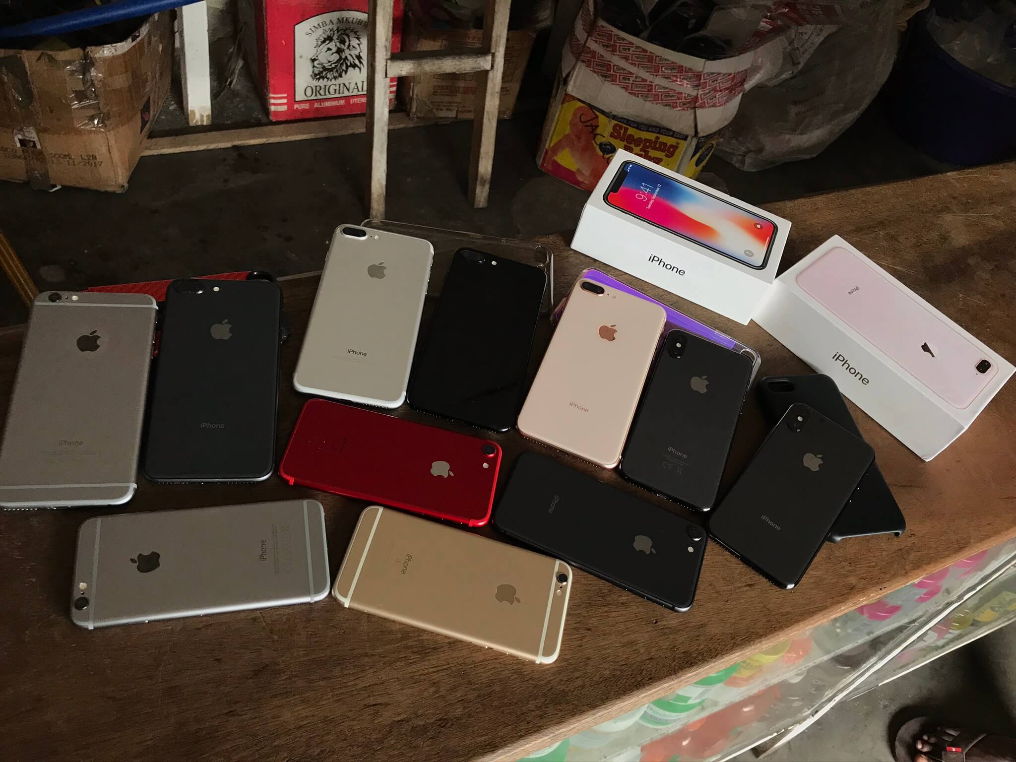 les iphones disponibles!