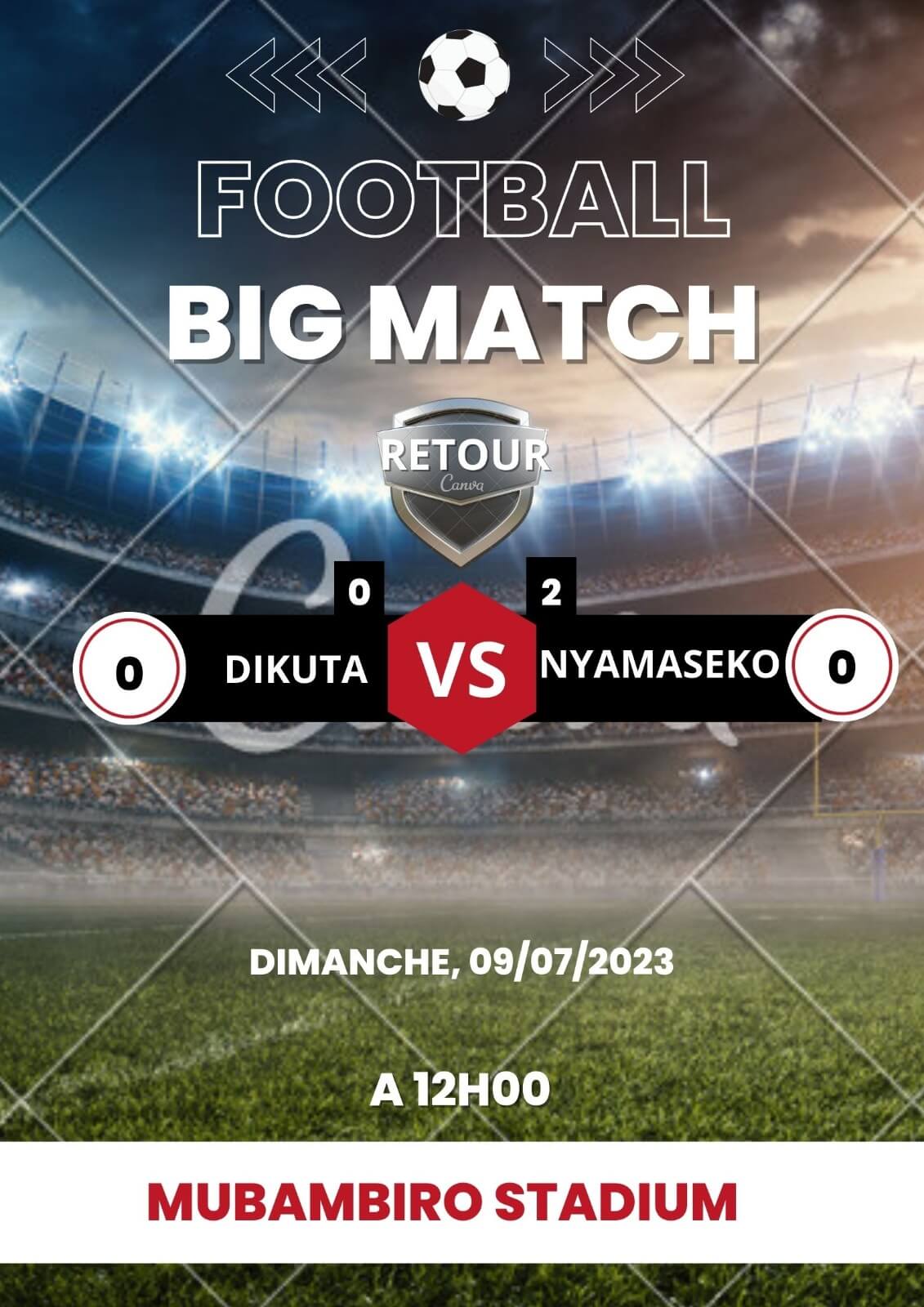 MATCH INTER AVENUE DU QUARTIER KASIKA