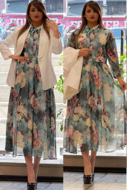 Robe + veston dame