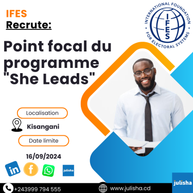 Point focal du programme "She Leads"