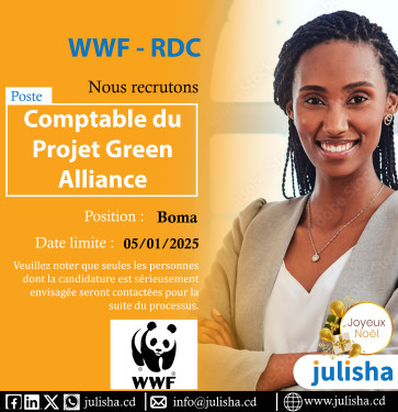 Comptable du Projet Green Alliance