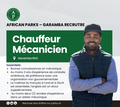  Mécanicien Chauffeur
