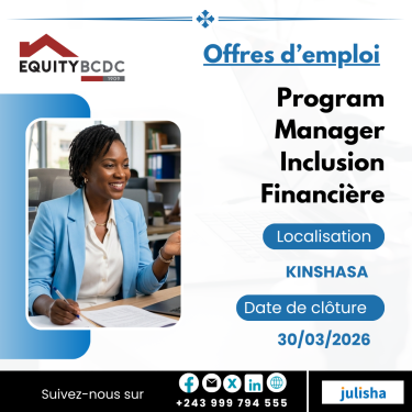 Program Manager Inclusion Financière