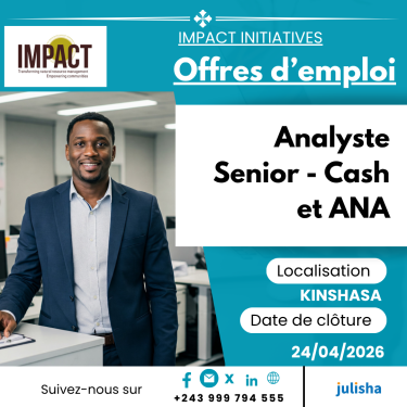 Analyste Senior - Cash et ANA