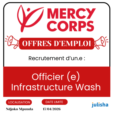 Officier (e) Infrastructure Wash