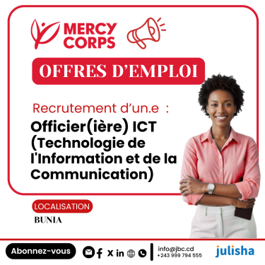 Officier(ière) ICT (Technologie de l'Information et de la Communication)