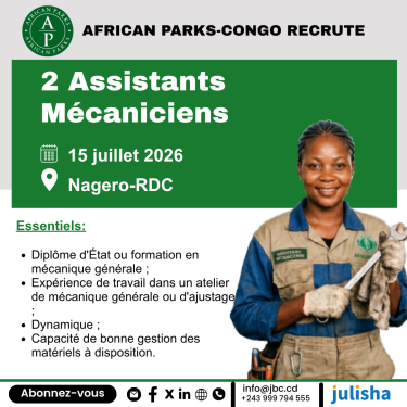 Assistant Mécanicien