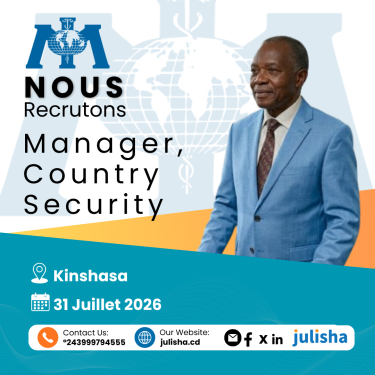 Manager, Country Security