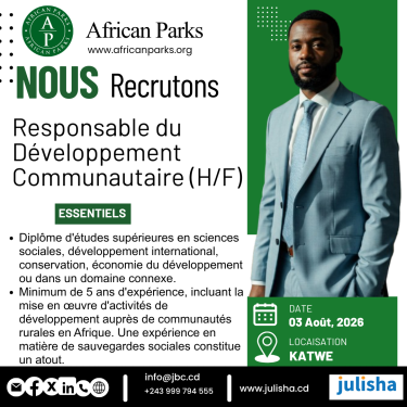 Responsable du Développement Communautaire (H/F)