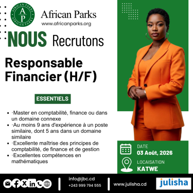 Responsable Financier (H/F)